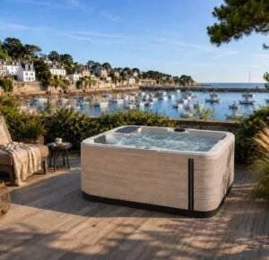Spa Pornic Cosy terrasse ensoleillée avec vue dur le port