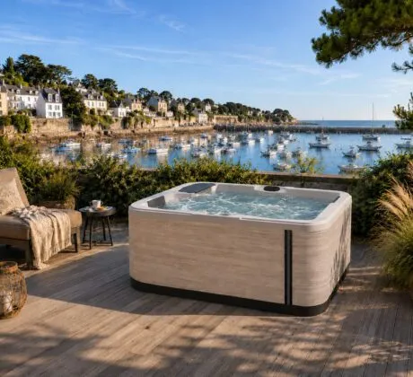 Spa Pornic Cosy terrasse ensoleillée avec vue dur le port
