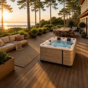 spa Arcachon cosy détente au levée de soleil