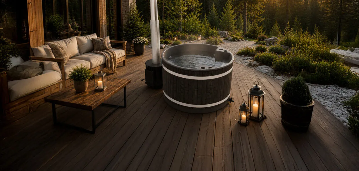 Bain nordique Bergen évasion et détente en foret